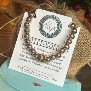 T. Jazelle pave Crescent Moon bracelet